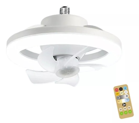 Miniatura 3 de Bombillo Ventilador Luz Led 360